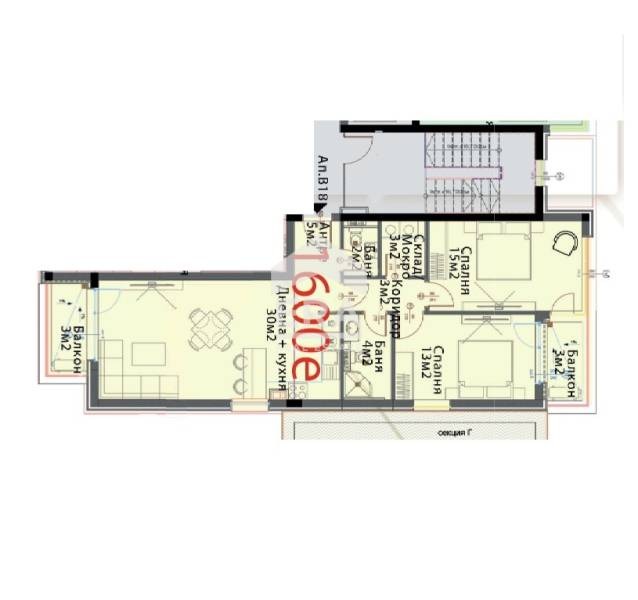 Продава 3-СТАЕН, гр. София, Модерно предградие, снимка 7 - Апартаменти - 54961204