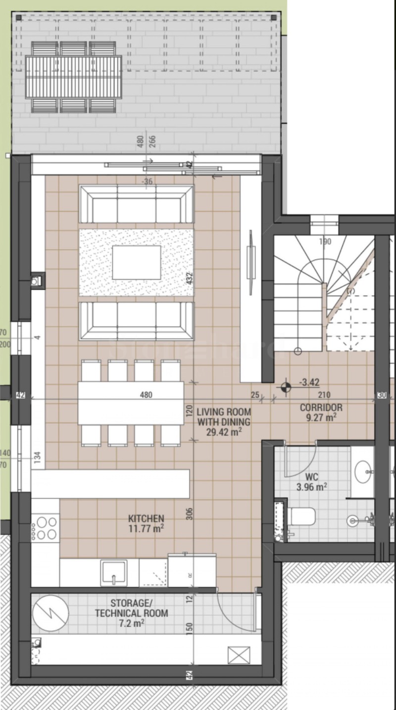 Продава КЪЩА, гр. София, в.з.Малинова долина - Герена, снимка 5 - Къщи - 53107461