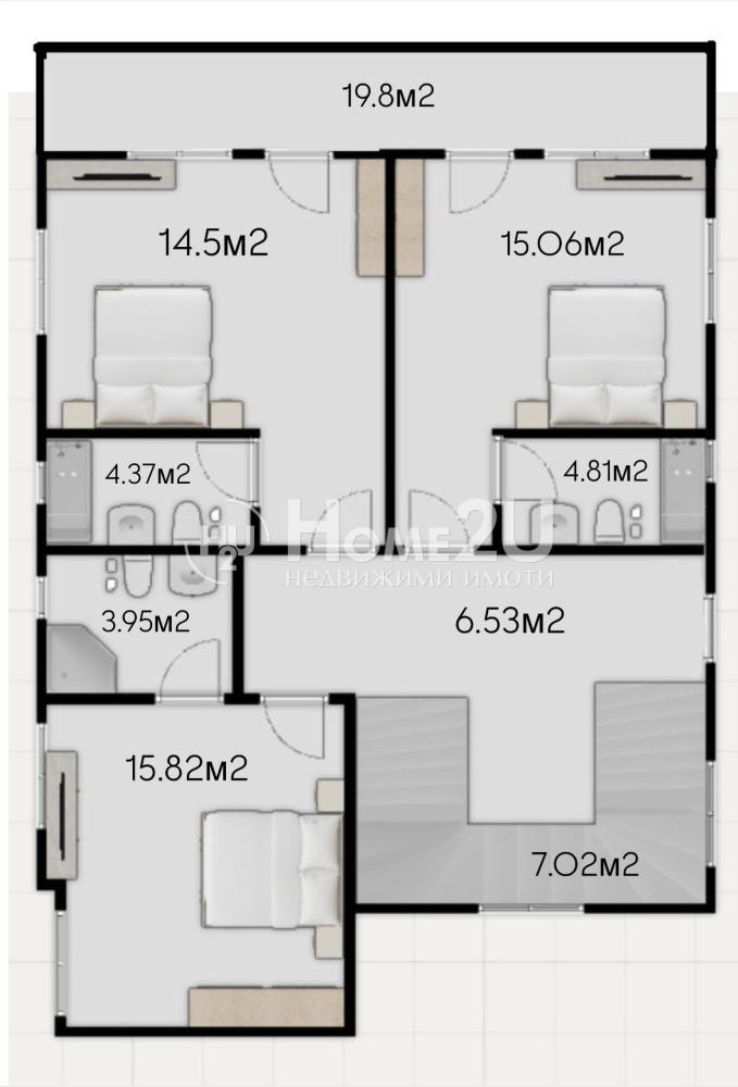 Продава КЪЩА, гр. Черноморец, област Бургас, снимка 14 - Къщи - 53897452