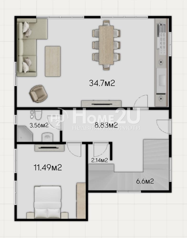 Продава КЪЩА, гр. Черноморец, област Бургас, снимка 13 - Къщи - 53897452