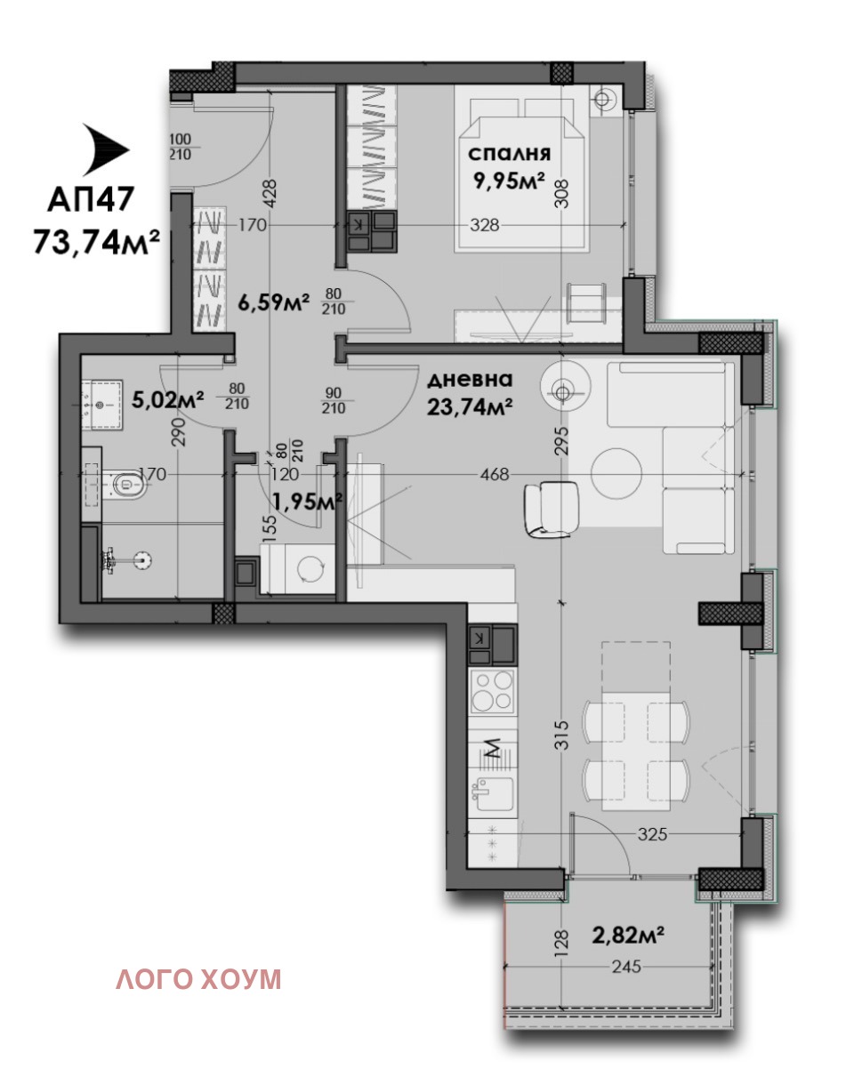 Продава 2-СТАЕН, гр. Варна, Левски 1, снимка 2 - Апартаменти - 56211856