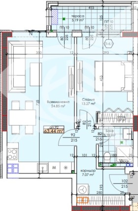 1 bedroom Trakiya, Plovdiv 1