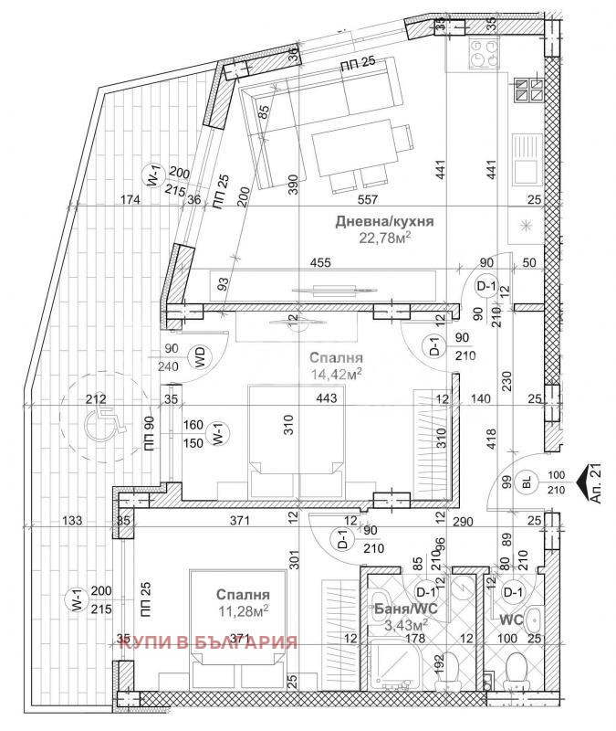 Продава 3-СТАЕН, гр. Варна, Левски 1, снимка 10 - Апартаменти - 56698320
