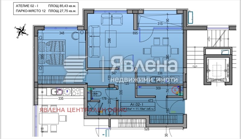 Продава 2-СТАЕН, гр. София, Драгалевци, снимка 6 - Апартаменти - 56731587