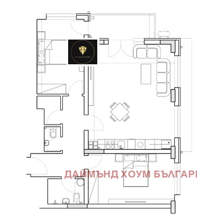 Προς πώληση  2 υπνοδωμάτια Πλοβδηβ , Μλαδεζκη Χαλμ , 110 τ.μ | 21627264 - εικόνα [2]