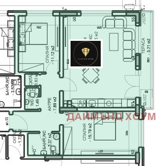Продава 3-СТАЕН, гр. Пловдив, Младежки Хълм, снимка 2 - Апартаменти - 50545072