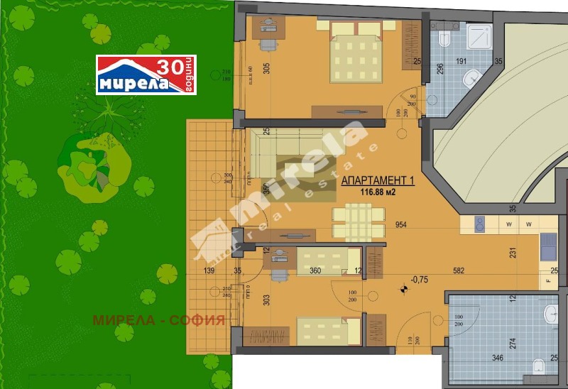 Продава 3-СТАЕН в град София, Банишора - 116 кв.м / 268 819 € » 525 764.26 лв., МИРЕЛА - СОФИЯ