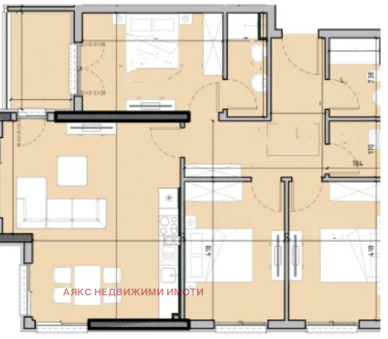 Продава  4-стаен град София , Малинова долина , 130 кв.м | 69123720