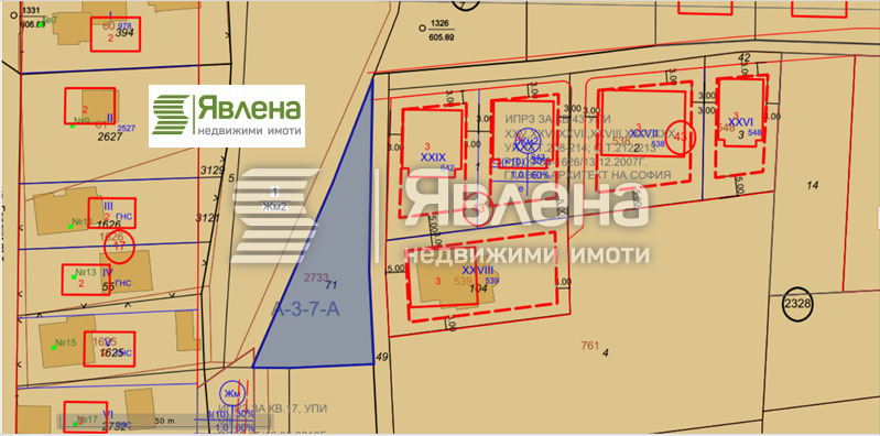 Til salg  Grund Sofia , Bankya , 925 kvm | 12782093 - billede [2]