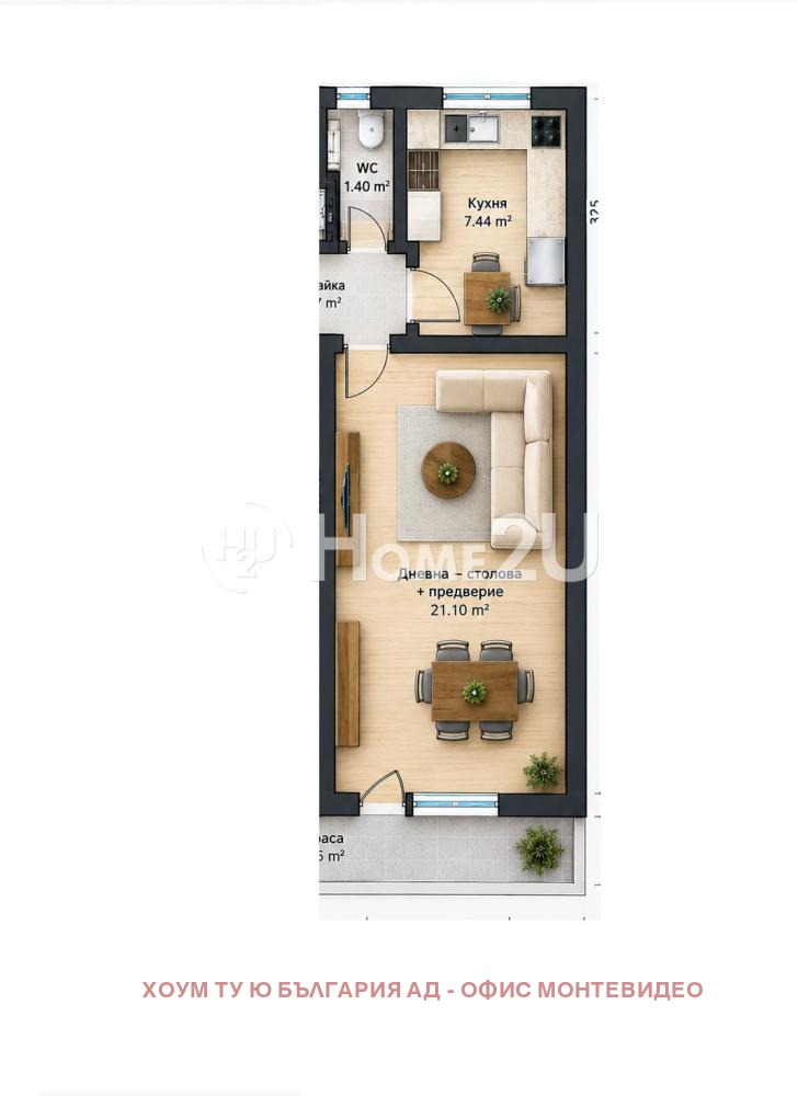 Продава 1-СТАЕН, гр. София, Овча купел, снимка 7 - Апартаменти - 55815546