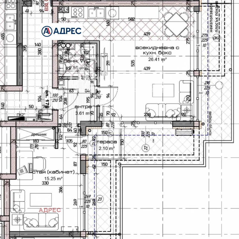 Продава  2-стаен, град Варна, Младост 1 •  116 900 EUR • ID 56337170 — holmes.bg - [1] 