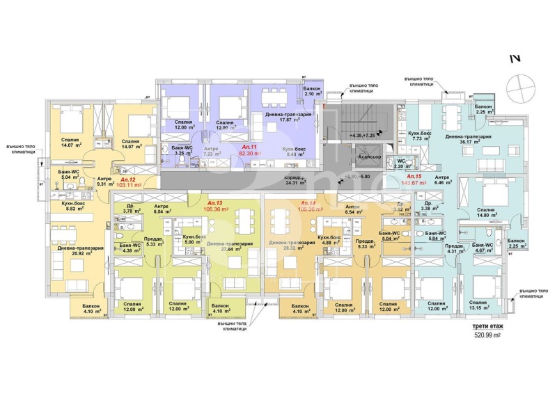 Продава 4-СТАЕН, гр. София, Бояна, снимка 3 - Апартаменти - 52611931