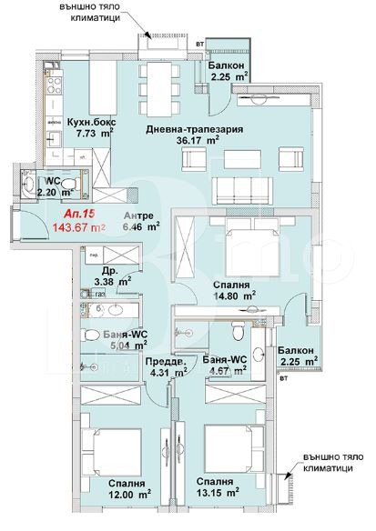 Продава 4-СТАЕН, гр. София, Бояна, снимка 2 - Апартаменти - 52611931