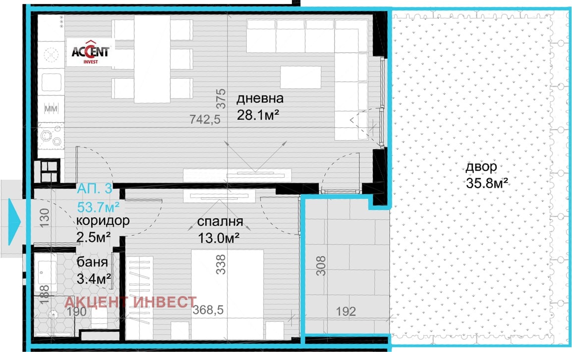 Продава 2-СТАЕН, гр. Варна, м-т Евксиноград, снимка 4 - Апартаменти - 53084398