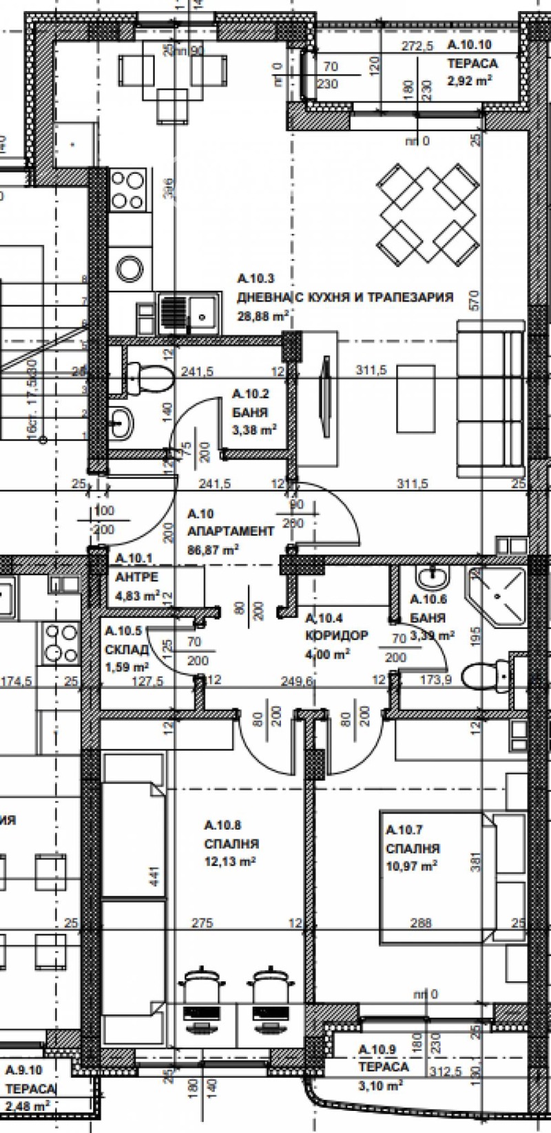 Продава 3-СТАЕН, гр. София, Кръстова вада, снимка 4 - Aпартаменти - 47405550