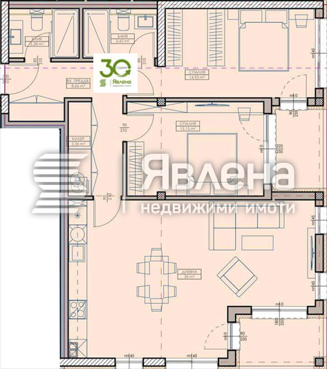 Продава 3-СТАЕН, гр. Варна, Кайсиева градина
