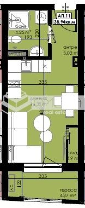 Продается  Студия область Бургас , Созопол , 39 кв.м | 59550910 - изображение [2]