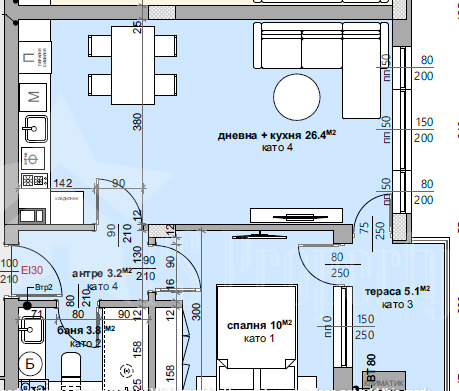 Продава 2-СТАЕН, гр. Стара Загора, Аязмото, снимка 4 - Aпартаменти - 48156624