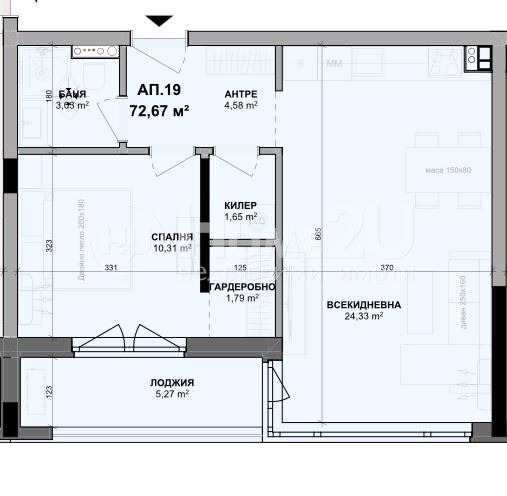 Zu verkaufen  1 Schlafzimmer Warna , Izgrew , 73 qm | 20821042 - Bild [2]