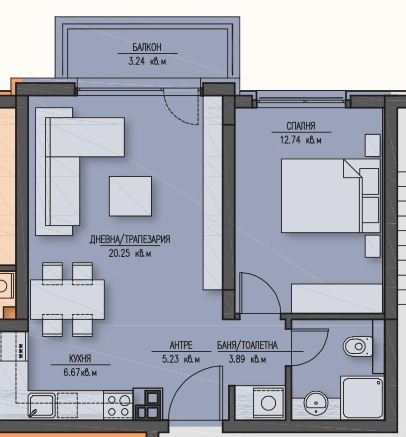 Продава  2-стаен град София , Зона Б-5 , 75 кв.м | 44048846 - изображение [4]