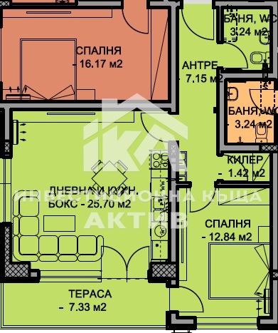 Продава 2-СТАЕН, гр. Пловдив, Остромила, снимка 2 - Апартаменти - 55529718