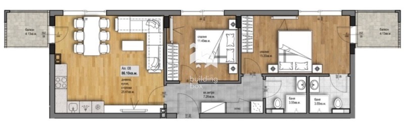 Продава 3-СТАЕН, гр. Пловдив, Христо Смирненски, снимка 9 - Апартаменти - 53123047