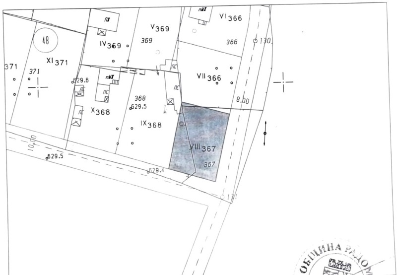 Til salgs  Plott region Pernik , Dolni Rakovets , 557 kvm | 70652685