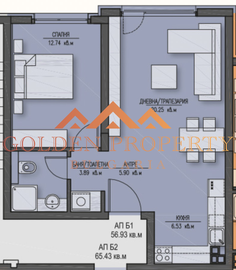 Продава  2-стаен град София , Зона Б-5 , 74 кв.м | 71176483 - изображение [3]