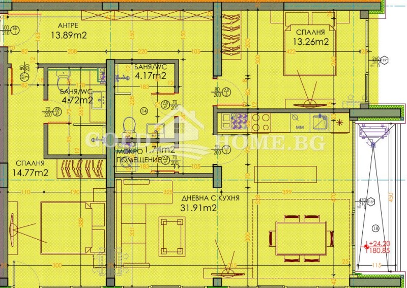 Продава 3-СТАЕН, гр. Пловдив, Тракия, снимка 5 - Aпартаменти - 48813772