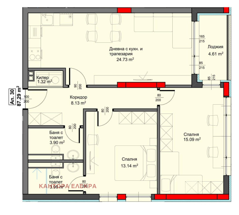 Продава 3-СТАЕН, гр. Варна, Аспарухово, снимка 2 - Апартаменти - 52210206