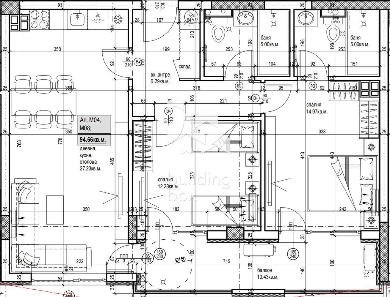 Продава 3-СТАЕН, гр. Пловдив, Христо Смирненски, снимка 2 - Апартаменти - 54344980