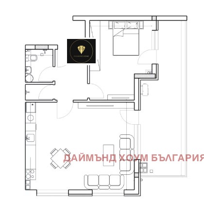 Продается  1 спальня Пловдив , Младежки Хълм , 98 кв.м | 68285209 - изображение [2]