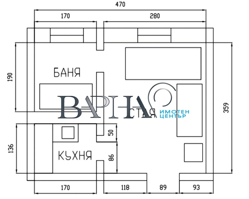Продается  Студия Варна , м-т Ален мак , 23 кв.м | 59495390 - изображение [8]