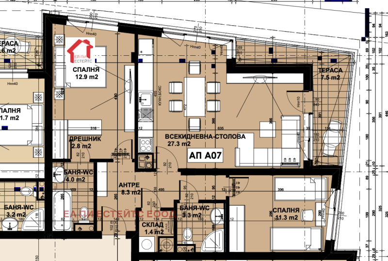 Na prodej  2 ložnice Sofia , Krastova vada , 113 m2 | 89527728 - obraz [7]