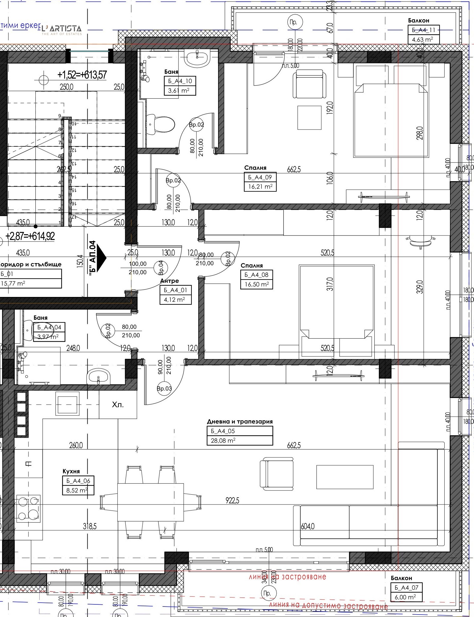 Продава 3-СТАЕН, гр. София, Манастирски ливади, снимка 2 - Апартаменти - 54925317