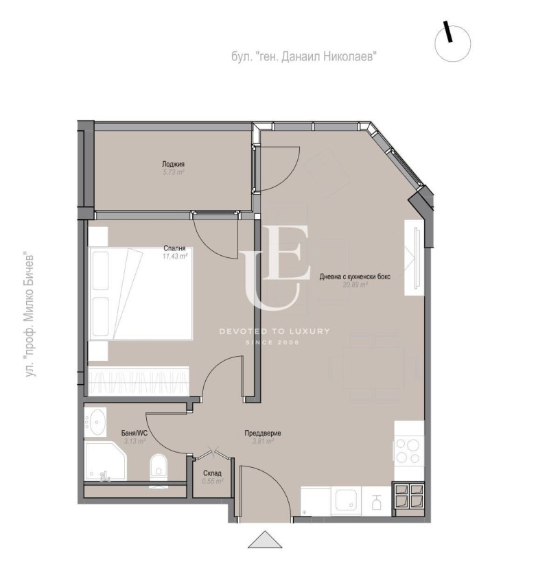 Продава  2-стаен град София , Докторски паметник , 66 кв.м | 77290274 - изображение [2]