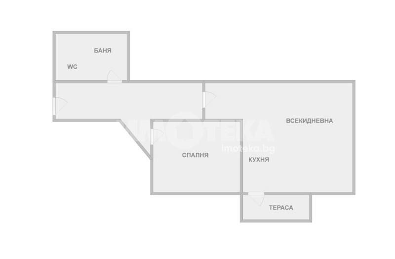 Zu verkaufen  1 Schlafzimmer Warna , Ljatno kino Trakija , 45 qm | 23290127 - Bild [5]