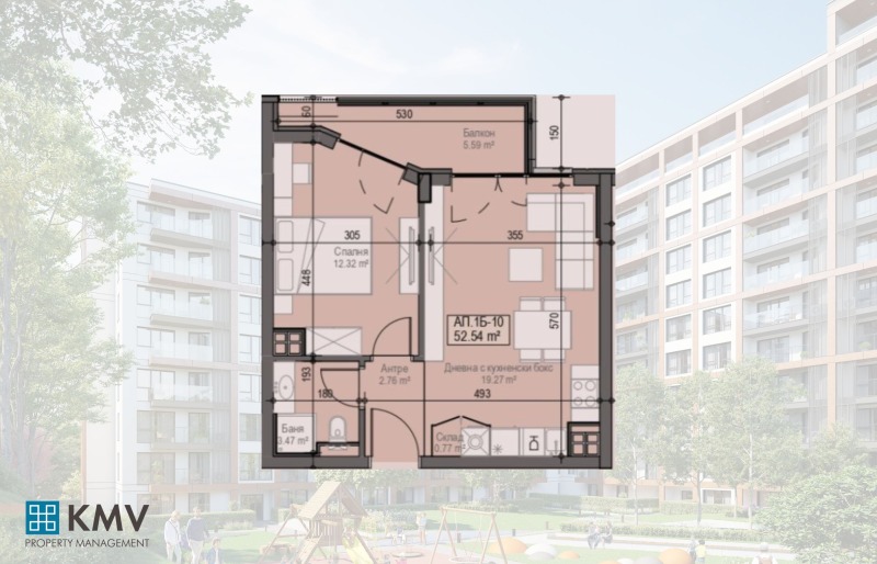 Myytävänä  1 makuuhuone Sofia , Krasno selo , 62 neliömetriä | 39538759 - kuva [3]