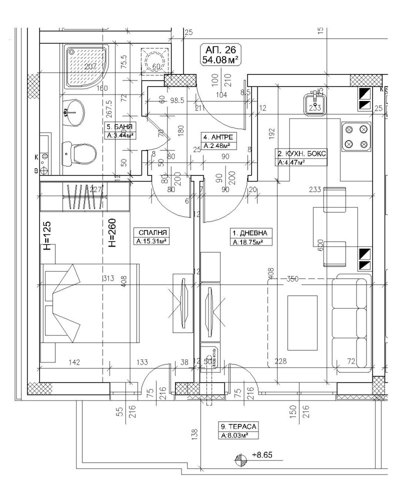 Продава  2-стаен град София , Карпузица , 58 кв.м | 40218426 - изображение [2]