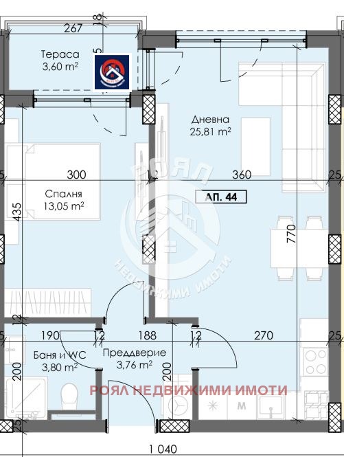 Продава  2-стаен, град Пловдив, Тракия • 69 580 EUR • ID 80693205 — holmes.bg - [1] 