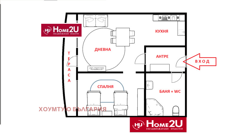 Продава 2-СТАЕН, гр. Свети Влас, област Бургас, снимка 8 - Aпартаменти - 48673426