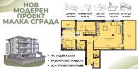 Продава 3-стаен град Пловдив Беломорски - [1] 