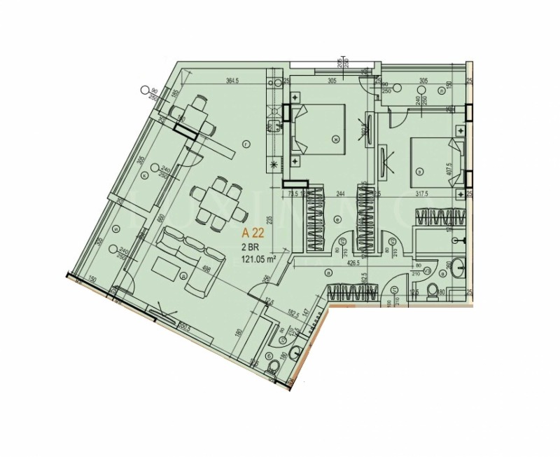 Na sprzedaż  2 sypialnie Sofia , Manastirski liwadi , 139 mkw | 66340267 - obraz [8]