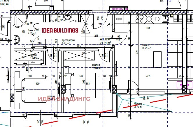 Продава 3-СТАЕН, гр. София, Красна поляна 2, снимка 3 - Апартаменти - 54120330