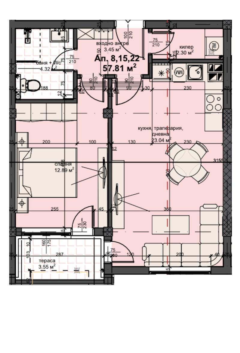 Продава 2-СТАЕН в град Пловдив, Кършияка - 66 кв.м / 102 470 € » 200 413.90 лв., АЛФА РИЪЛ ЕСТЕЙТ ГРУП