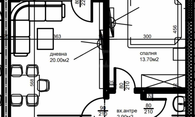 Продава 2-СТАЕН, гр. Пловдив, Коматевски възел, снимка 4 - Aпартаменти - 48015420