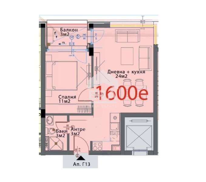 Продава 2-СТАЕН, гр. София, Модерно предградие, снимка 3 - Апартаменти - 53033392