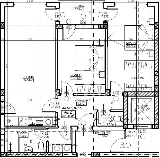 Продава 3-СТАЕН, гр. Плевен, Широк център, снимка 3 - Апартаменти - 53109949
