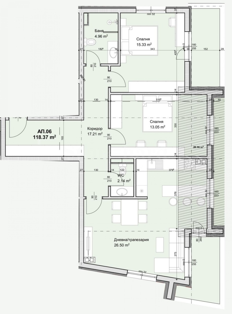 Продава 3-СТАЕН, гр. София, Драгалевци, снимка 2 - Апартаменти - 53112825