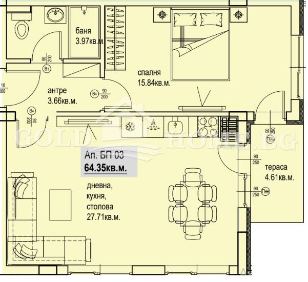Na prodej  1 ložnice Plovdiv , Karšijaka , 70 m2 | 60161923 - obraz [6]